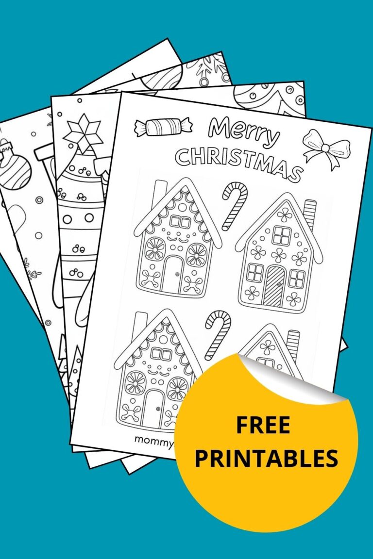 16 Gingerbread Houses Coloring Pages Printables For Kids