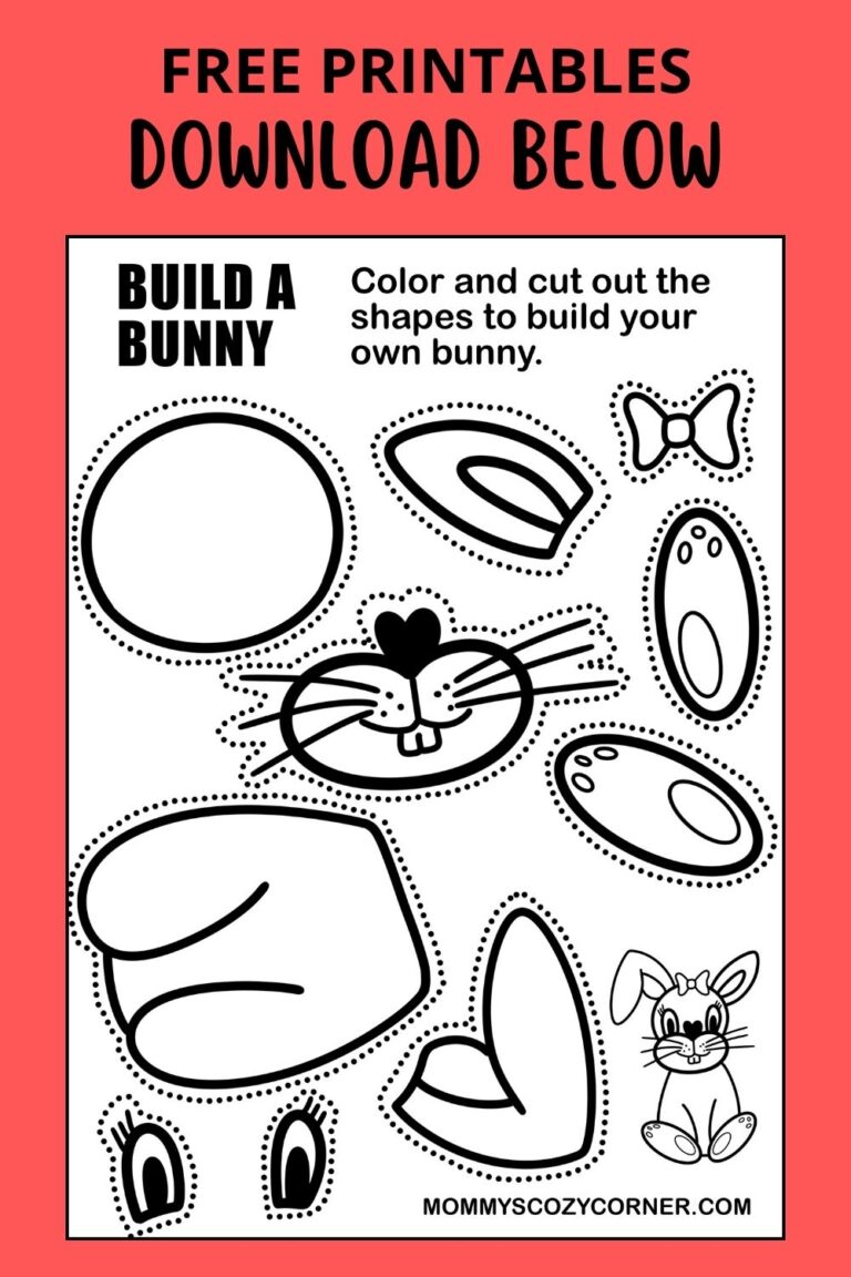 Free Build Your Own Bunny Printables For Kids