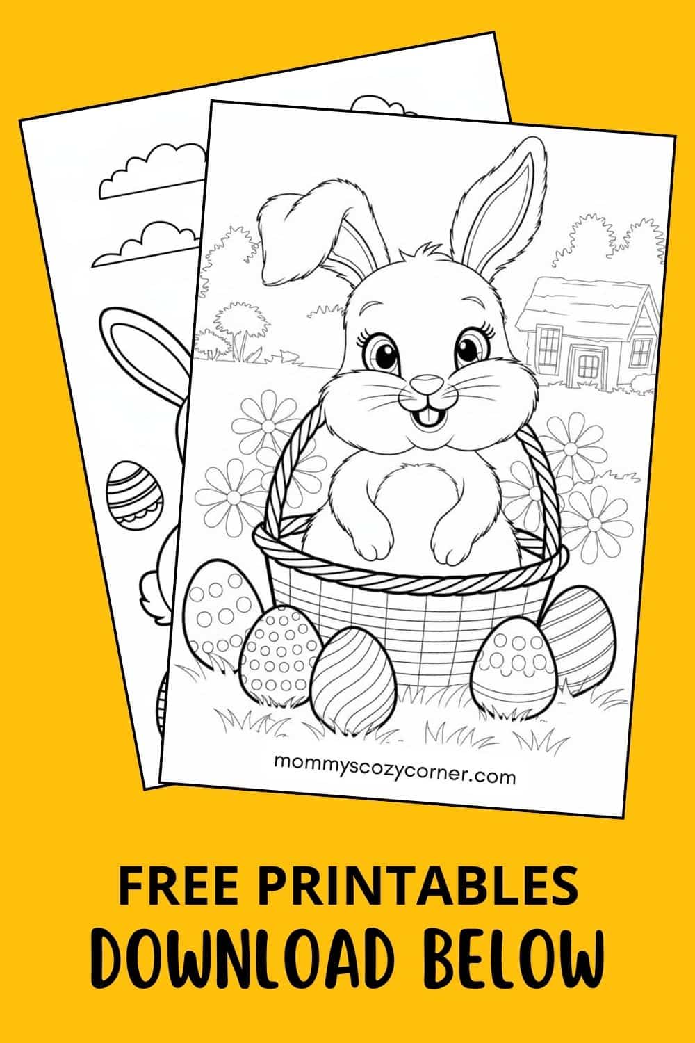 15 Easter Bunny Coloring Pages - Free Printables For Kids