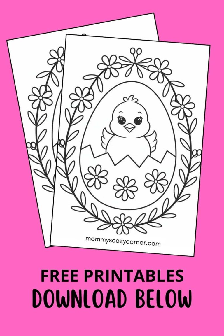 26 Easter Egg Coloring Pages – Free Printables For Kids