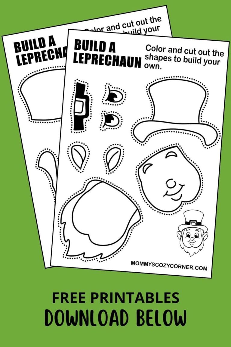 2 Build Your Own Leprechaun Printables For Your Kids