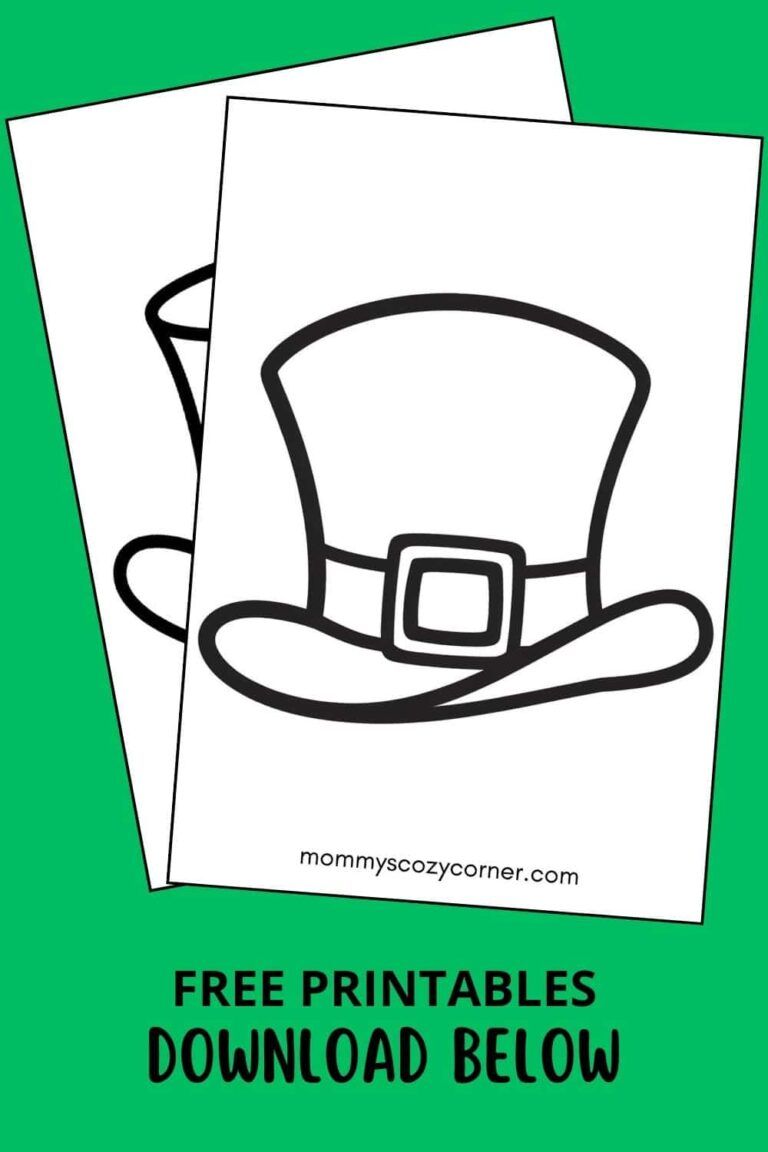 2 Leprechaun Hat Templates For Your Kids