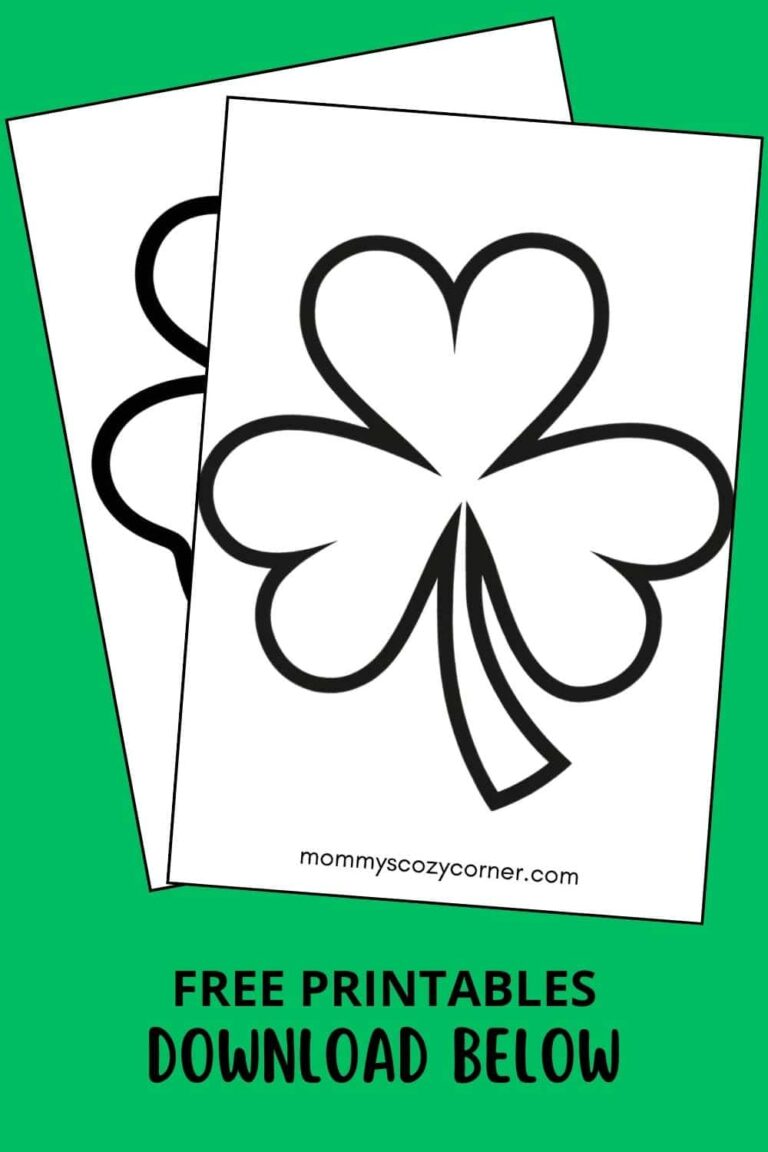 2 Shamrock Templates For Your Crafts