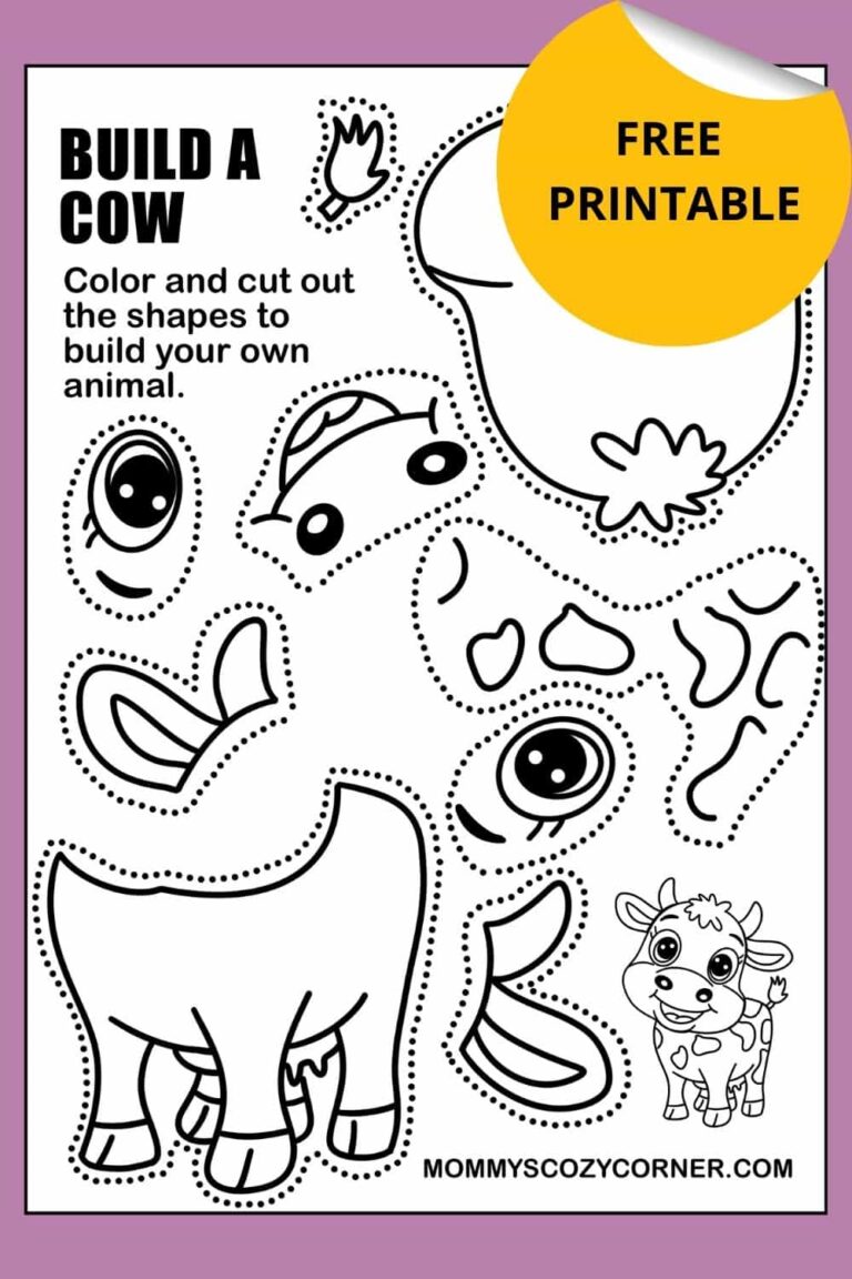 12 Build Your Own Animal Craft Printables