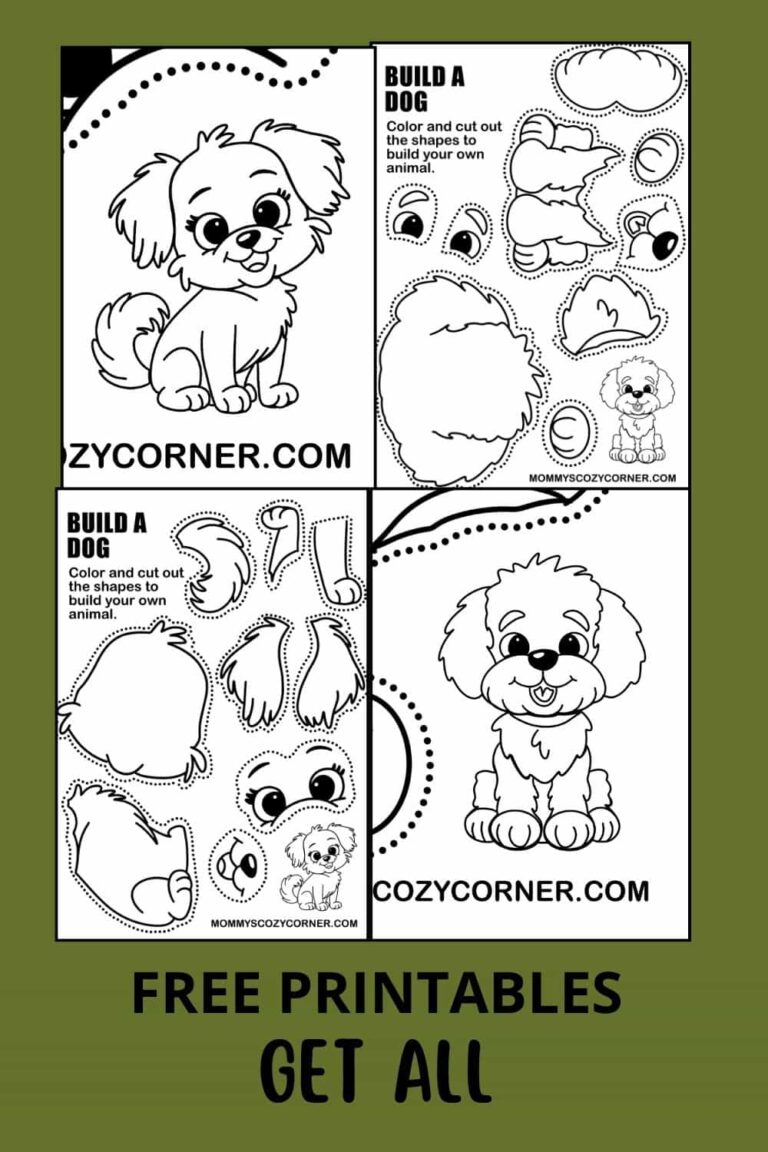 2 Build Your Own Dog Craft Printables