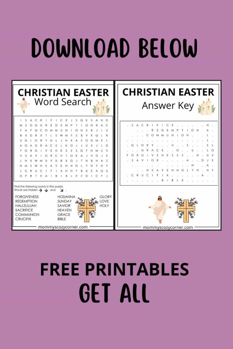 9 Free And Fun Easter Word Search With Answer Keys Printables For Kids