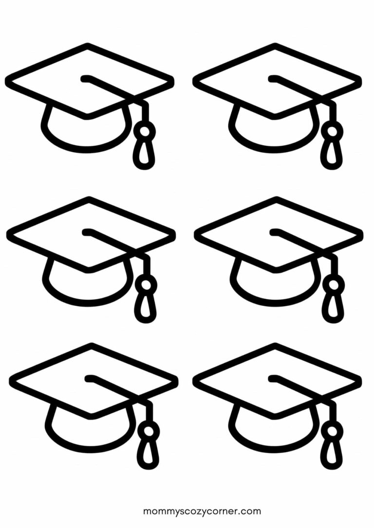 11 Free Graduation Cap Templates For Activities, Crafts And More