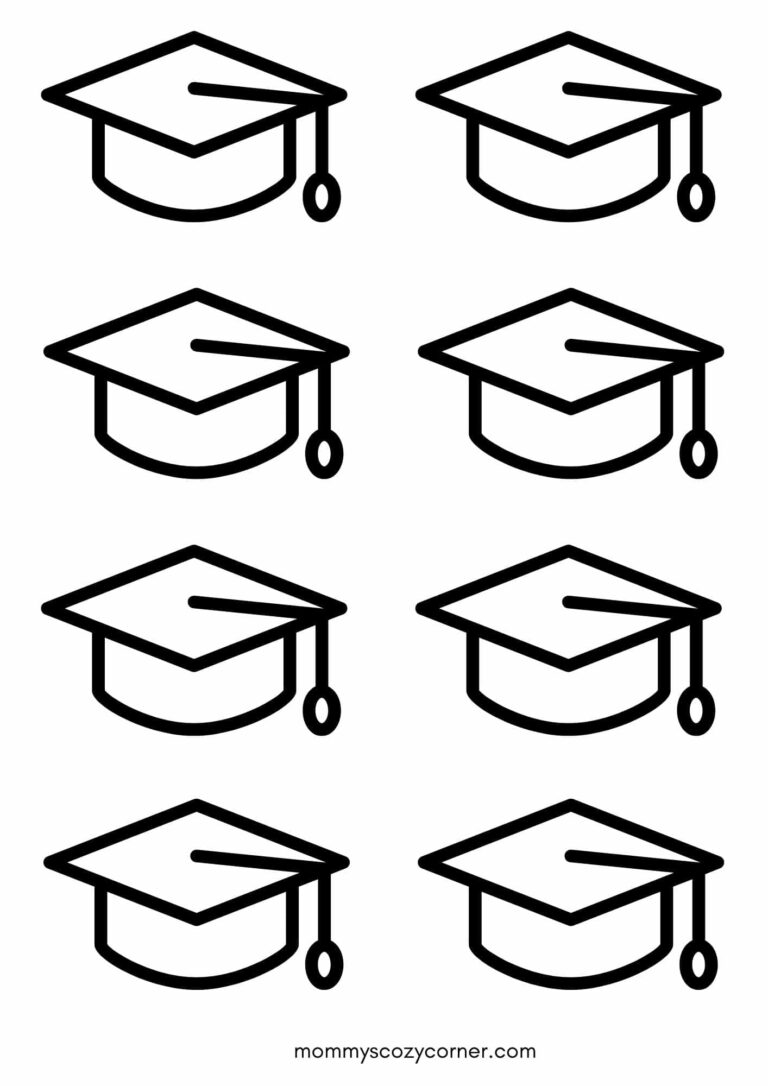 11 Free Graduation Cap Templates For Activities, Crafts And More