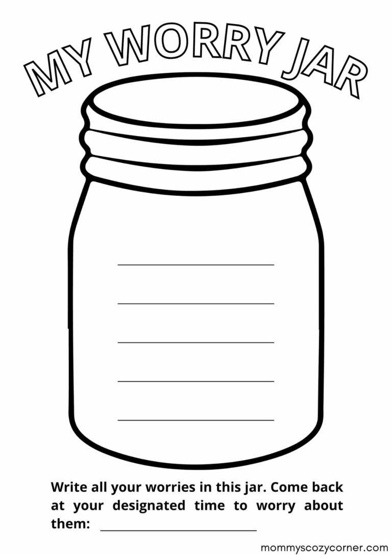 10 Worry Jar Printables