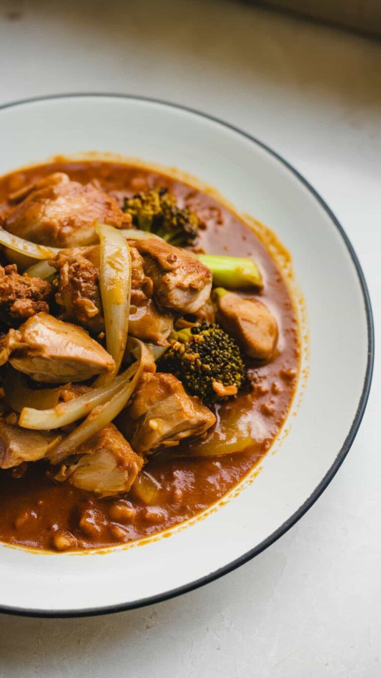 My Chicken Curry With Broccoli And Vermicelli Recipe