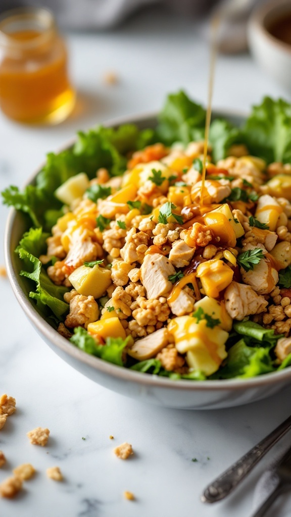 Honey Mustard Chicken Salad with Greek Yogurt