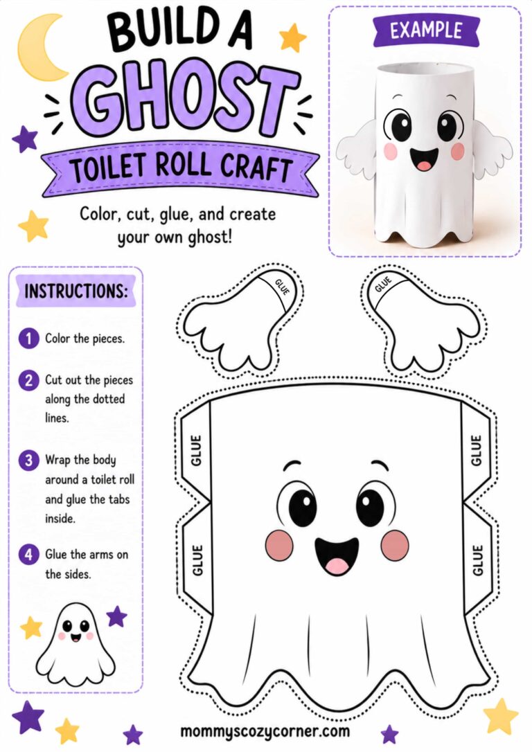 Build a Ghost Toilet Roll Craft For Kids