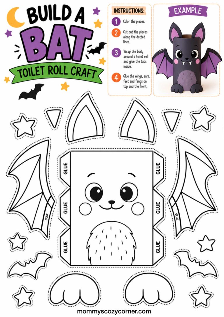Build a Bat Toilet Roll Craft For Kids